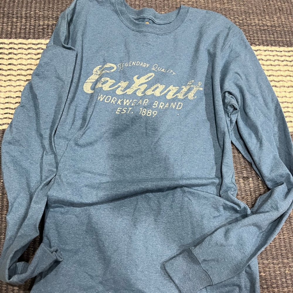 Carhartt Blue Long Sleeve Shirt